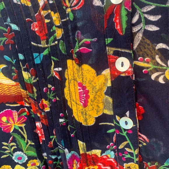 Floral Button Shirt from India - Picture 5 of 5